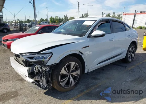2024 Audi Q8 E-Tron S Line Premium Quattro из США, поврежденный, VIN WA1BAAGE4RB036153